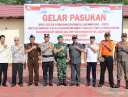 Polres Pasangkayu Laksanakan Apel Gelar Pasukan Operasi Lilin 2024 Dalam Rangka Pengamanan Nataru