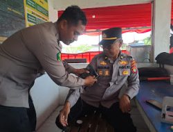 Pastikan Kesehatan Tetap Fit, Subsatgas Dokkes Ops Lilin Marano 2024 Cek Kesehatan Anggota Pos PAM