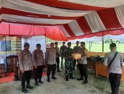 Wakapolres Pasangkayu Gelar Pengecekan Pos Pengamanan Natal dan Tahun Baru di Perbatasan Sarjo