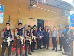 Antisipasi Gangguan Kamtibmas Pada Pelaksanaan Natal 2024, Sat Samapta Polres Polman Laksanakan Patroli di Beberapa Gereja