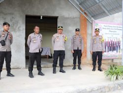 Kunjungi Gereja,  Kapolres Pasangkayu Cek Kesiapan Pengamanan Perayaan Natal 2024