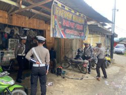 Satuan Lalu Lintas Polres Mamasa Gelar Sosialisasi Tertib Lalu Lintas Jelang Natal dan Tahun Baru