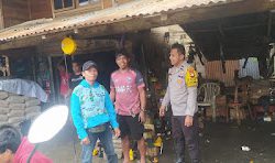 Personel Polsek Pana Polres Mamasa Lakukan Edukasi dan Himbauan Kamtibmas di Kelurahan Tabang