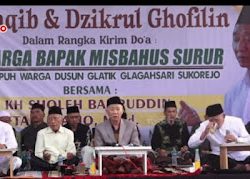 Mempererat Tali Silaturahmi, Babinsa Hadir Dalam Manaqib dan Dzikrul Ghofilin