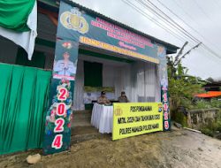 Mambi Polres Mamasa Gelar Pos Pengamanan Natal 2024 dan Tahun Baru 2025