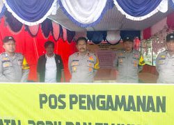 Polsek Aralle Polres Mamasa Amankan Posko Nataru, Situasi Tetap Kondusif