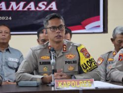 Kapolres Mamasa Pimpin Press Release Akhir Tahun 2024 di Aula Bhayangkara Polres Mamasa