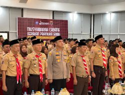 Kapolres Gowa Hadiri Musyawarah Cabang Gerakan Pramuka Gowa Tahun 2024.