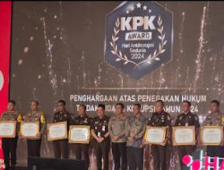 Kapolda Sulsel Menerima Penghargaan “KPK Award” 2024 Atas Penegakan Hukum Tindak Pidana Korupsi