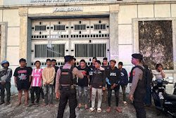 Cegah Aksi Balap Liar, Ini Yang Dilakukan Personel Sat Samapta Polres Gowa.
