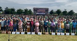 Wakapolres Gowa Hadiri Kunjungan Kerja Pangkostrad di Divisi Infanteri 3 Kostrad.