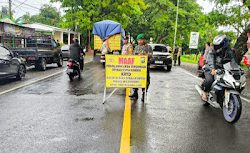 Wujud Sinergitas, Polsek Bontonompo dan Koramil Gelar KRYD.