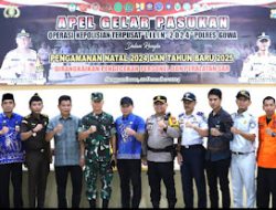 Polres Gowa Gelar Apel Pasukan Pengamanan Natal 2024 dan Tahun Baru 2025.