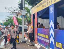 Kapolres Gowa Tinjau Pos Operasi Lilin di Dataran Rendah Bersama PJU.