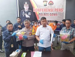 Polres Gowa Ungkap Kasus Penipuan, Penggelapan, dan Penyalahgunaan Narkotika.