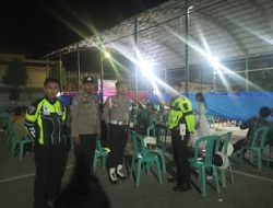 Personel Polres Mamasa Bersama Pesonel Polsek Mamasa Laksanakan Pengamanan Perayaan Natal GPDI Air Kehidupan Seppon Mamasa