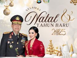 Salam Natal dan Tahun Baru dari Kapolda Sulbar dan Ketua Bhayangkari untuk Masyarakat Sulbar