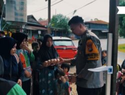 Program One Day One Egg, Brigpol Riefky Dj Al Idrus Bantu Peningkatan Gizi di Desa Binaannya.