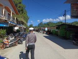 Patroli Jalan Kaki Satlantas Polres Mamasa Upaya Pelayanan Prima kepada Masyarakat