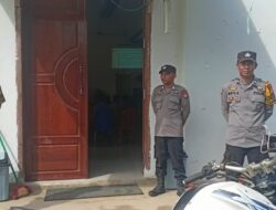 Personel Polsek Pana Polres Mamasa Laksanakan Pengamanan Ibadah di Gereja Toraja Mamasa Jemaat Sion Ladi