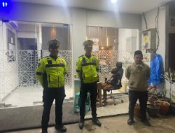 Patroli Blue Light Satlantas Polres Mamasa Jaga Keamanan dan Ketertiban di Malam Hari