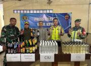 Polisi Amankan Puluhan Botol Miras Pada Tahun Baru 2025