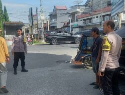 Polsek Wonomulyo Polres Polman Laksanakan Patroli, Cegah Gangguan Kamtibmas di Wilayahnya