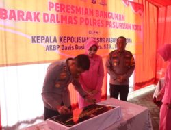 Polres Pasuruan Kota Bangun Barak Dalmas, Wujud Perhatian Kepada Anggota