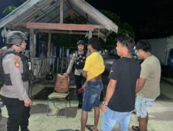 Satuan Samapta Polres Majene Gelar Patroli Malam Untuk Jaga Kondusivitas Wilayah
