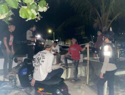 Sat Samapta Polres Polman Laksanakan Patroli di Malam Hari Cegah Gangguan Kamtibmas di Wilayahnya