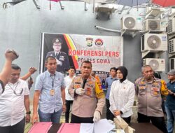 Kapolres Gowa Gelar Press Release Pengungkapan Kasus Persetubuhan Anak di Bawah Umur.