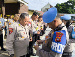 Tingkatkan Disiplin Personel, Bidang Propam Polda Sulbar Gelar Gaktiblin di Polres Majene