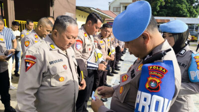 Tingkatkan Disiplin Personel, Bidang Propam Polda Sulbar Gelar Gaktiblin di Polres Majene