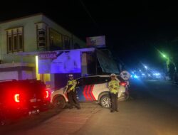 Satlantas Polres Majene Gelar Patroli Blue Light Cegah Pelanggaran Lalu Lintas dan Kriminalitas Jalanan