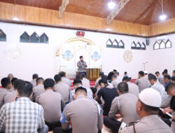 Polres Majene Gelar Peringatan Isra Mi’raj di Masjid Nurul Ikhlas