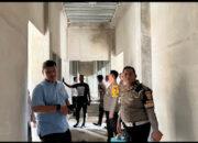 Kapolres Gowa Tinjau Progres Pembangunan Ruang Tahanan Didampingi Pejabat Utama.