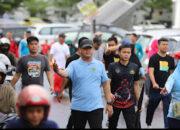 Kapolres Gowa Hadiri Gerak Jalan Santai Peringatan Hari Amal Bhakti ke-79 Kementerian Agama RI.