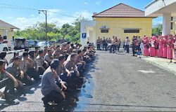 59 Personel Polres Oku Naik Pangkat Setingkat Lebih Tinggi.