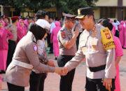 Polres Gowa Gelar Upacara Korps Rapor Kenaikan Pangkat 66 Personel.