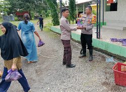 Kapolsek Bajeng Panen Ikan Nila Hasil Budidaya Bioflok di Mako Polsek.