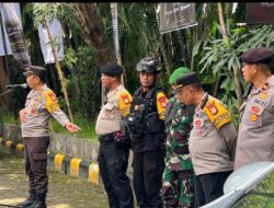 Polres Gowa Gelar Apel Siaga Pengamanan Rapat Pleno Penetapan Pasangan Calon Bupati dan Wakil Bupati Gowa Terpilih.