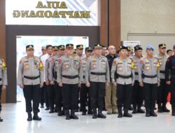 Kapolres Gowa Hadiri Sertijab Kapolrestabes Makassar dan Kapolres Soppeng di Mapolda Sulsel.