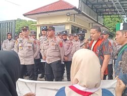 FMB Bersatu Aksi demo, Kapolres Madina Jamin Tidak Ada Lagi Peti Di Madina