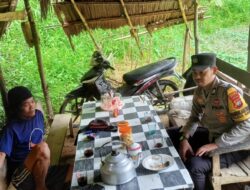 Kegiatan Sambang dan Pemantauan Situasi Kamtibmas di Desa Salutambun Barat