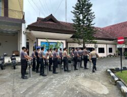 Personel Sat Samapta Polres Mamasa Gelar Latihan Dalmas Rutin