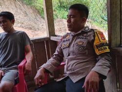 Bhabinkamtibmas Polsek Mambi Lakukan Sambang dan Monitoring di Desa Binaan