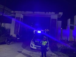 Patroli Blue Light Satlantas Polres Mamasa Pastikan Situasi Aman dan Kondusif