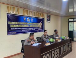 Wakapolres Mamasa Pimpin Jalannya Kegiatan Latpra Ops Keselamatan Marano 2025 Polres Mamasa