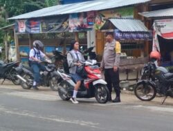 Polsek Sumarorong Gelar Pasukan untuk Menjaga Ketertiban dan Kelancaran Lalu Lintas