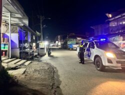 Blue Light Patrol Satlantas Polres Mamasa Jaga Keamanan dan Ketertiban Lalulintas